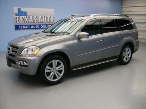 We finance! 2011 mercedes-benz gl450 4matic roof nav 3rd row 27k mile texas auto