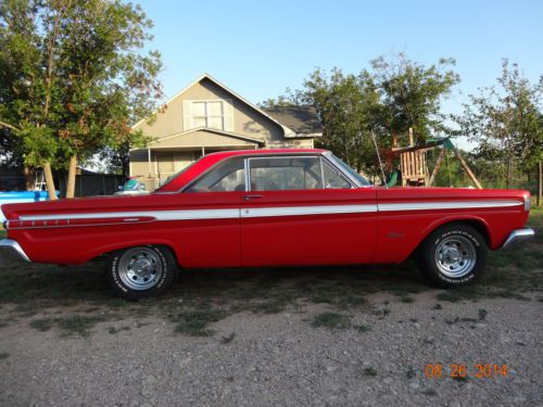 Red 1964 mercury comet caliente with fresh race engine
