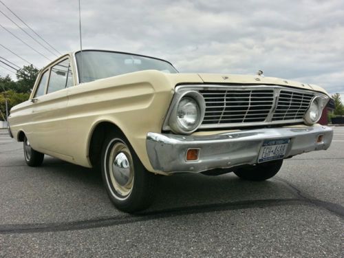 1965 ford falcon 2-door sedan 6-cylinder 3-speed manual all new interior