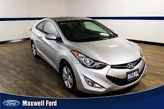 13 elantra coupe, 1.8l 4 cyl, auto, cloth, pwr equip, cruise, clean 1 owner!