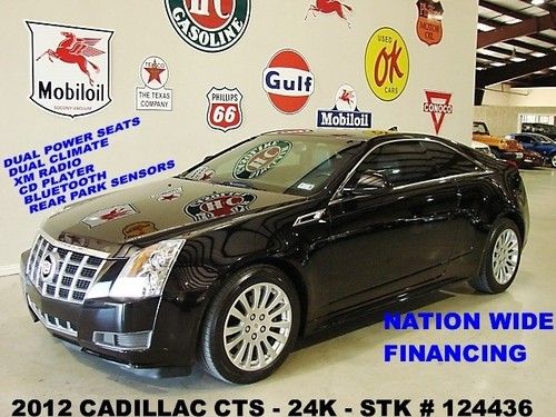 2012 cts,3.6l,leather,bose,park sensors,18in wheels,24k,we finance!!