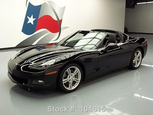 2010 chevy corvette lt targa top auto leather 1k miles texas direct auto