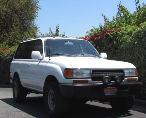 1991 toyota land cruiser tow package roof rack air conditioning sport tires