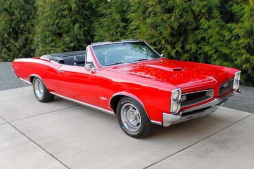 1966 pontiac gto convertible, real 242 vin, restored and beautiful!!