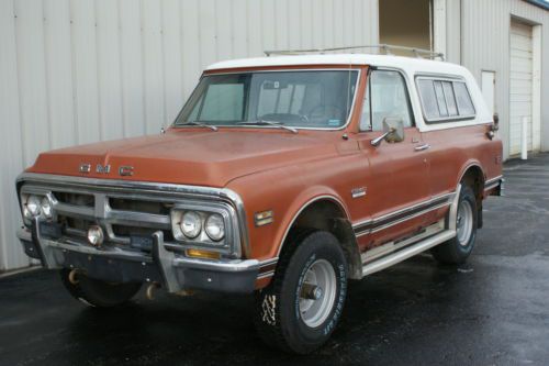 1972 gmc jimmy 4 wheel drive 350 4 barrel,  ps,pb, pwr seat , needs total resto