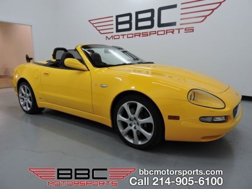 2004 maserati spyder gt convertible 14560k miles. navi skyhook susp