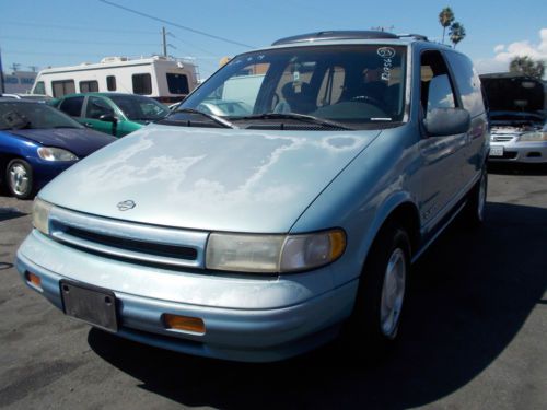 1994 nissan quest gxe mini passenger van 3-door 3.0l no reserve