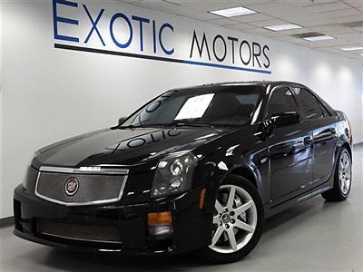 2006 cadillac cts-v 6-speed nav heatd-sts bose/6cd moonroof xenons exhaust 400hp