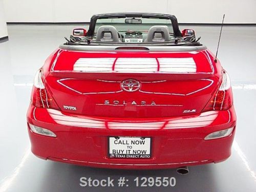 2007 TOYOTA SOLARA SLE V6 CONVERTIBLE HTD LEATHER 59K TEXAS DIRECT AUTO, US $14,980.00, image 4