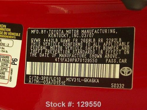 2007 TOYOTA SOLARA SLE V6 CONVERTIBLE HTD LEATHER 59K TEXAS DIRECT AUTO, US $14,980.00, image 14