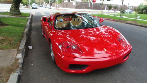 2002 Ferrari 360 Spyder, F1 Carpisto, US $85,000.00, image 2