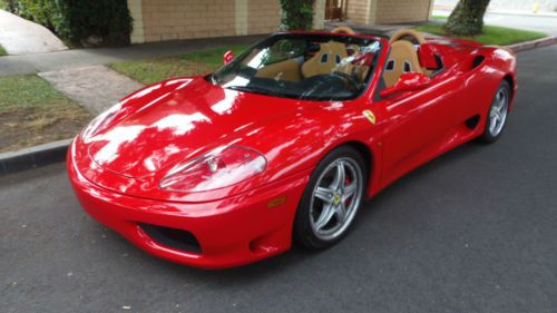 2002 Ferrari 360 Spyder, F1 Carpisto, US $85,000.00, image 3