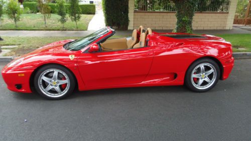 2002 Ferrari 360 Spyder, F1 Carpisto, US $85,000.00, image 4