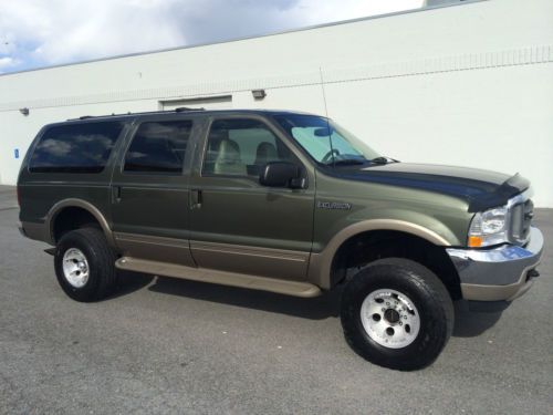 Clean 2000 ford excursion limited 4x4 - 7.3 powerstroke turbo diesel