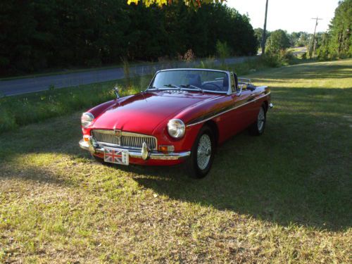 1969 MGB sports car convertable roadster corvette NO RESERVE british classic mg, image 4