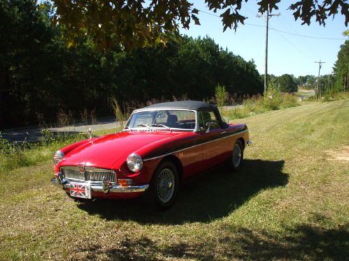 1969 MGB sports car convertable roadster corvette NO RESERVE british classic mg, image 14