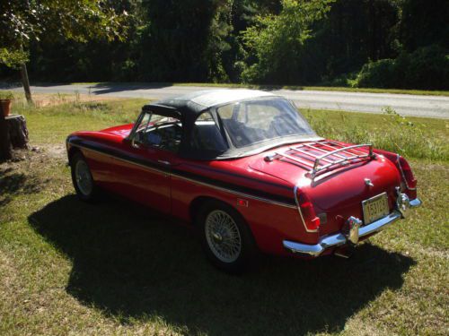 1969 MGB sports car convertable roadster corvette NO RESERVE british classic mg, image 15