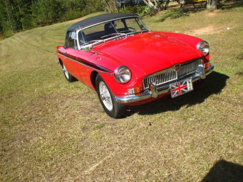 1969 MGB sports car convertable roadster corvette NO RESERVE british classic mg, image 18
