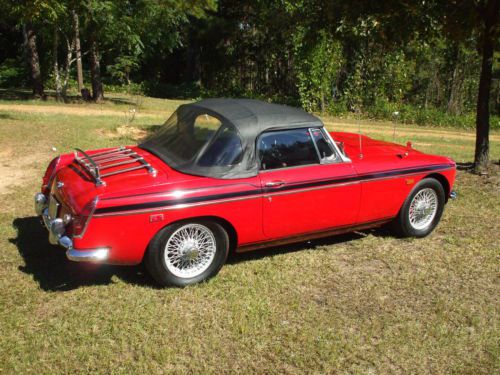 1969 MGB sports car convertable roadster corvette NO RESERVE british classic mg, image 19
