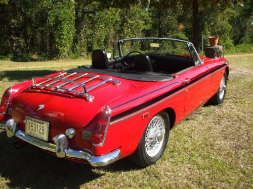 1969 MGB sports car convertable roadster corvette NO RESERVE british classic mg, image 20