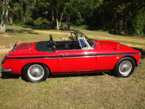 1969 MGB sports car convertable roadster corvette NO RESERVE british classic mg, image 21