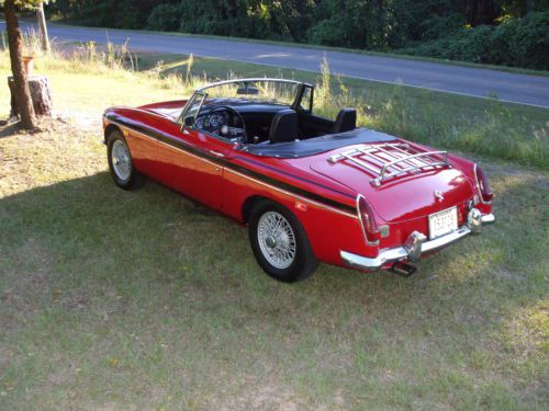 1969 MGB sports car convertable roadster corvette NO RESERVE british classic mg, image 24
