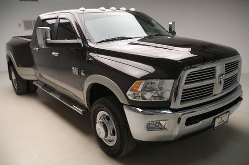 2010 drw laramie mega 4x4 leather heated cummins diesel we finance 35k miles