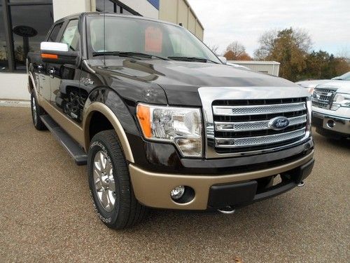 New 2013 ford f-150 4wd supercrew lariat ecoboost msrp $48395