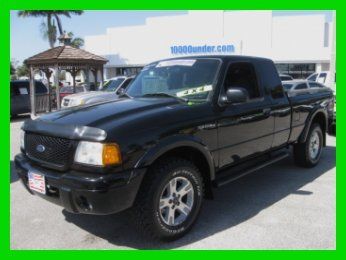 02 black edge 4l v6 4wd automatic 4-passenger truck *jump seats *abs brakes *fl