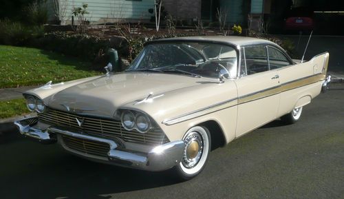 1958 plymouth fury 350 golden commando restored show car "furyous"