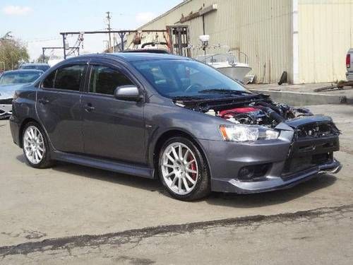 2010 mitsubishi lancer evolution se damaged salvage rare economical wont last!!