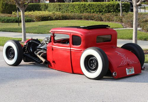 1930 model a coupe rat rod hot rod - air ride - sbc - custom street rod - driver