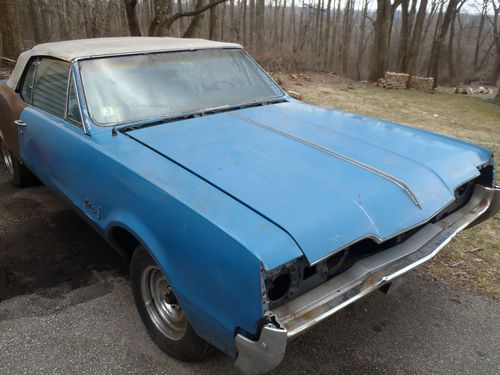 1967 oldsmobile cutlass convertible 4spd 330 original motor posi rear