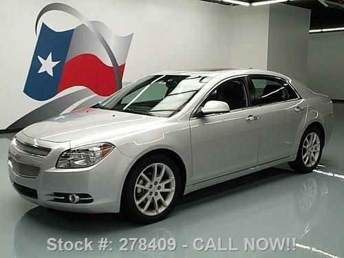 2012 chevy malibu ltz heated leather sunroof bose 34k! texas direct auto