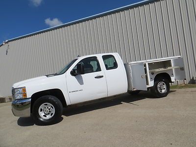 08 c2500hd 6.6l duramax 6spd allison utility service-bed 1-owner carfax tx ! ! !