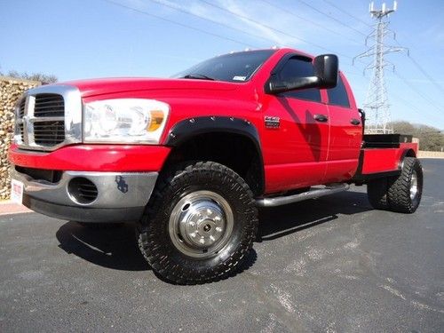 4x4 cummins-programmer-welding flatbed-big tires-ex brake-ele brake-slt-sony cd-