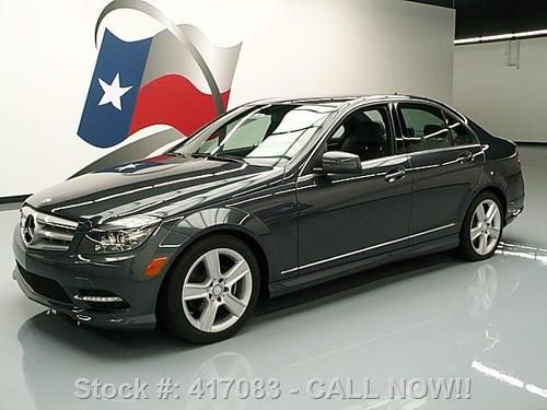 2011 mercedes-benz c300 sport automatic sunroof 35k mi texas direct auto