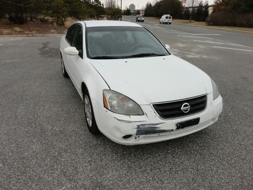 2003 nissan altima 2.5 2.5s sedan 907a salvage repairable ez fix low reserve