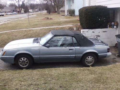 1986 ford mustang lx/gt convertible 2-door 3.8l