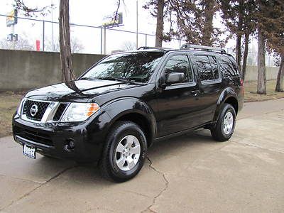 2008 pathfinder le black/black cloth 4wd auto carfax we finance &amp; ship