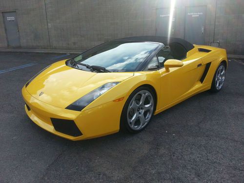 2006 lambroghini gallardo spyder