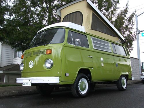 1976 volkswagen bus westfalia camper edition no reserve