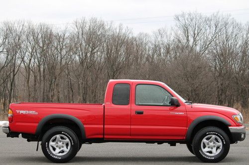 2002 toyota tacoma xtracab 4x4 v6 5-speed trd off-road clean carfax new tires!