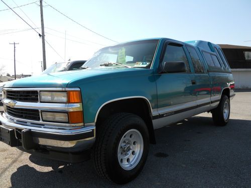 1995 chevrolet k2500 silverado extended cab pickup 6.5l turbo diesel low miles