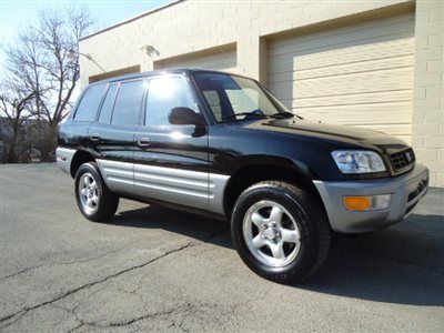 1998 toyota rav4 l awd/nice!lowmiles!look!sunroof!black!warranty!