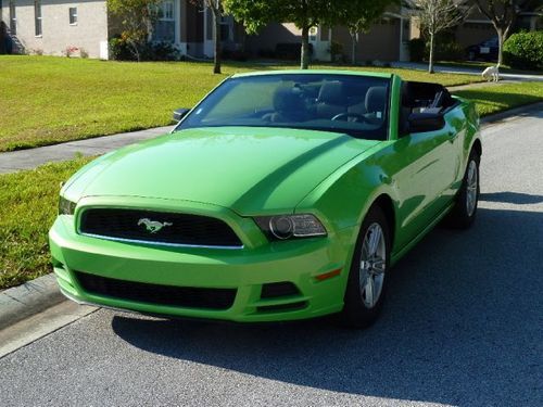 2013 ford mustang gotta have it green left rear accident only 2200 miles