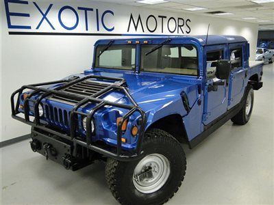 1999 am general hummer h1! 4x4 turbo diesel blue grill guard 70k miles