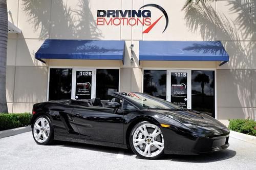 2008 lamborghini gallardo spyder! e-gear! carbon! rare!