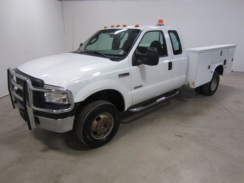 07 ford f350 6.0l turbo diesel auto 4x4 ext cab utility 1 owner co owned 80 pics