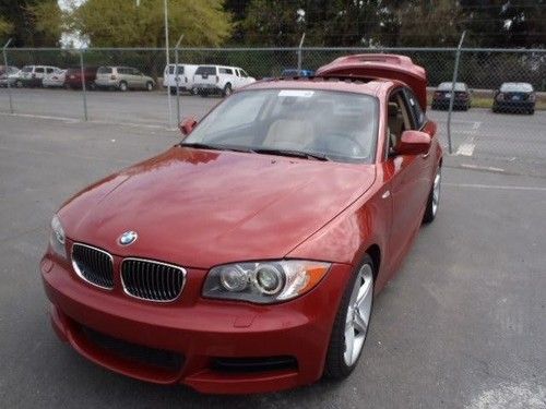 135i m sport, 33k miles, sedona red, 1-owner, bmw 2.95% apr financing!